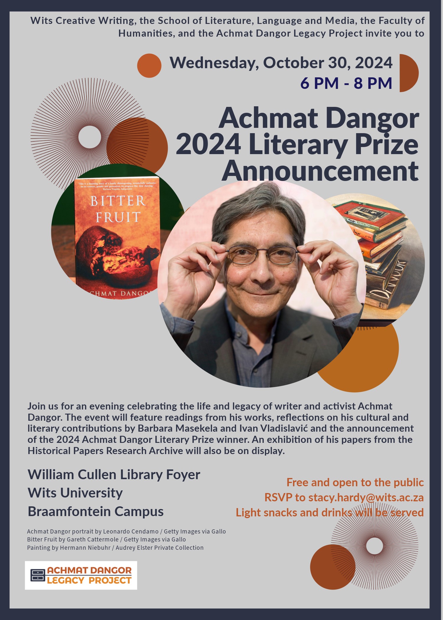 Achmat Dangor Literary Prize announcement